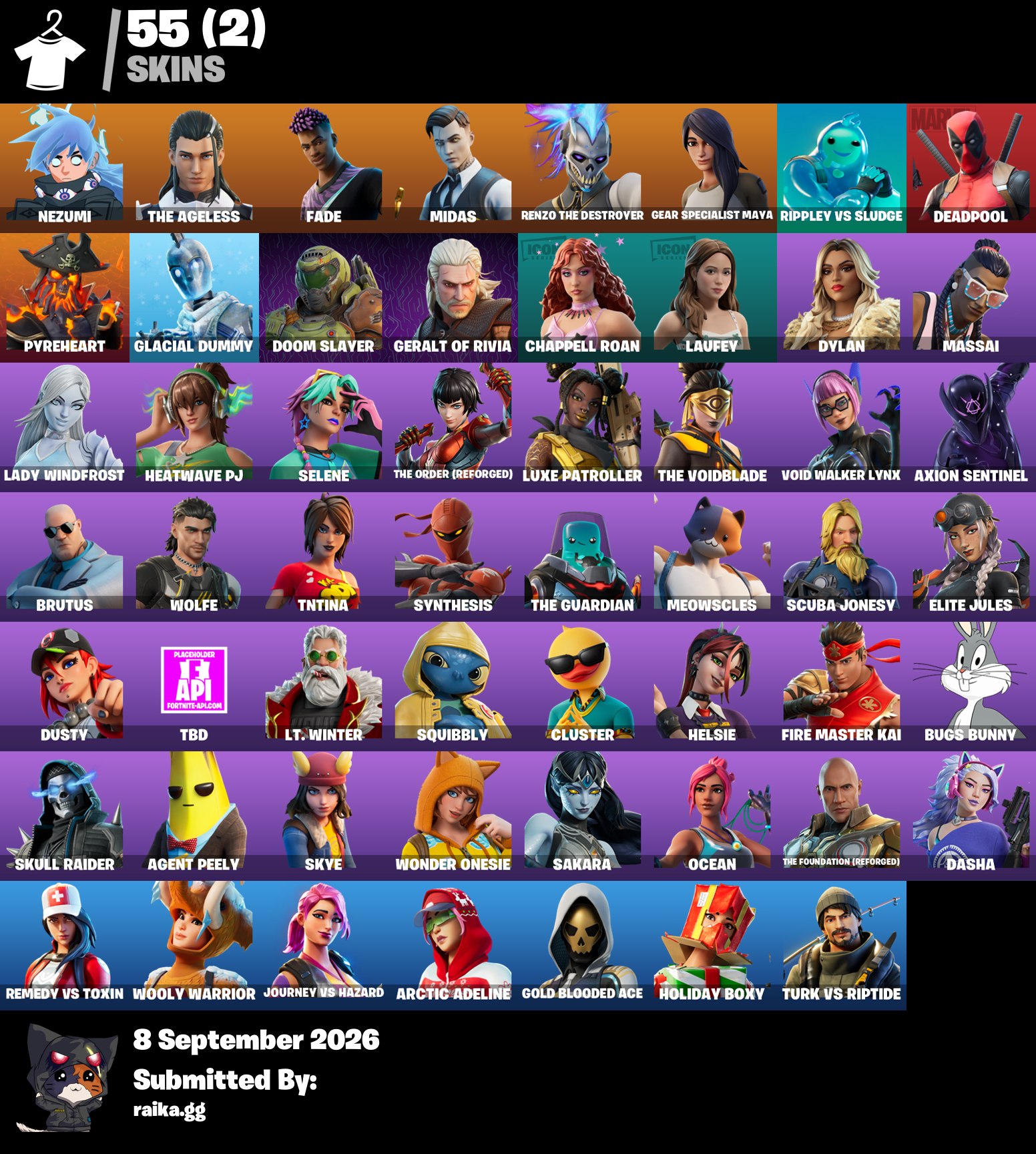 حساب فورت 55 سكن