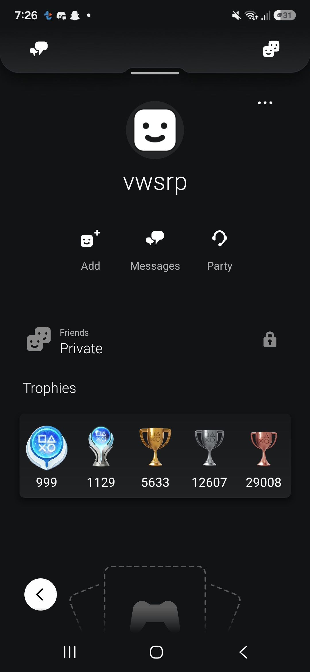 حساب تروفيات مهكرة الف بلاتنيوم🏆