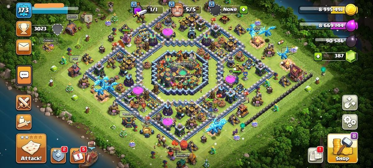 ⭐#13 Clash oF Clans | حساب كـلاش اوف كلانـس👑🏆