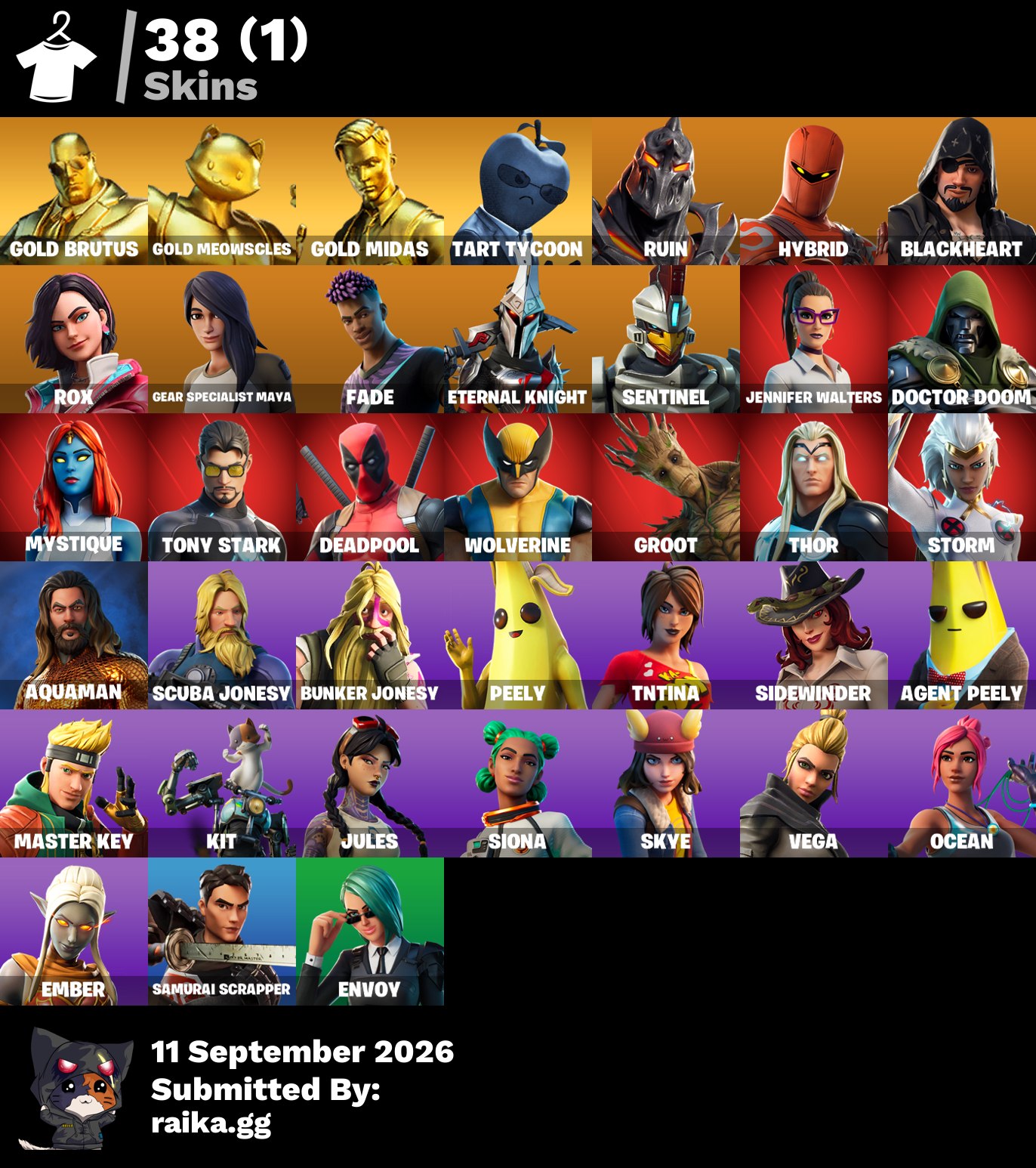 حساب فورت نايت مايدس