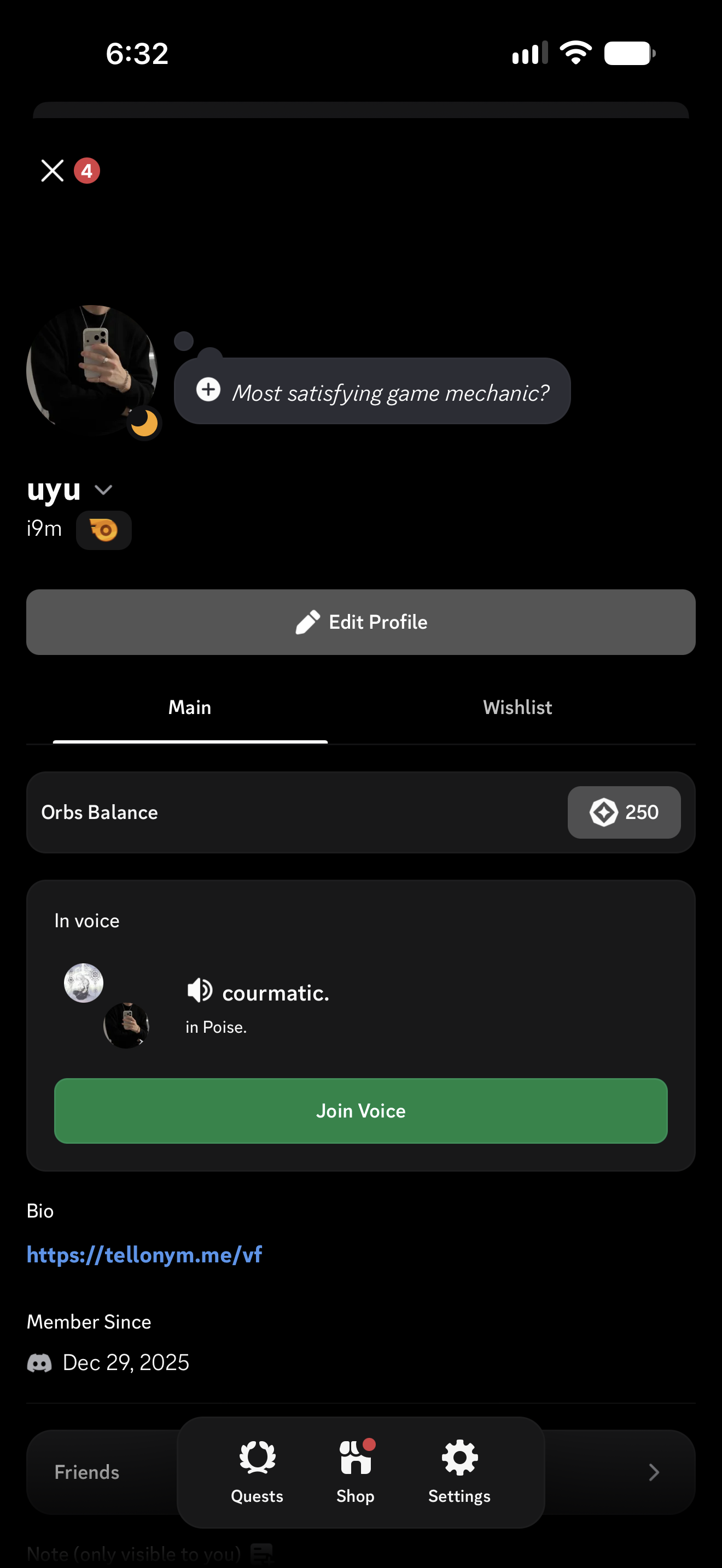 يوزر دسكورد ثلاثي i9m