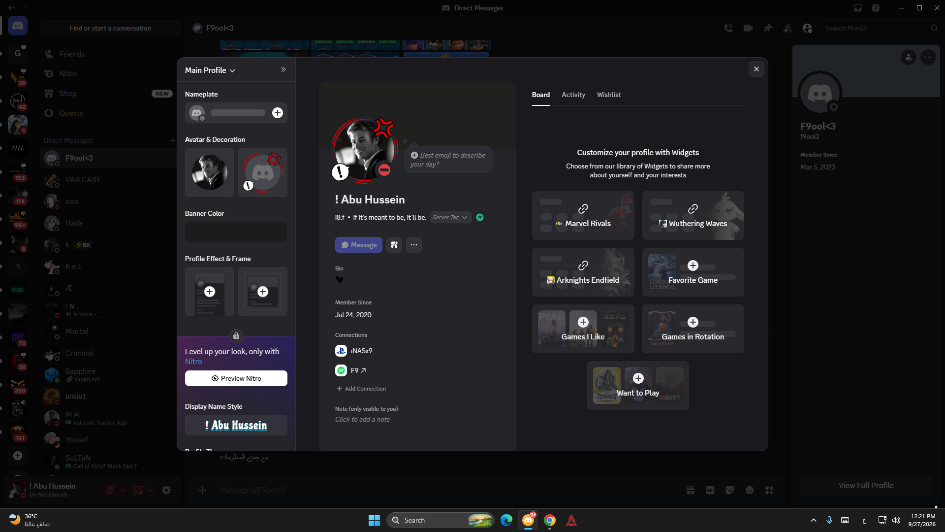 حساب دسكورد شبه ثلاثي i8.f